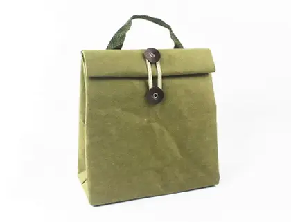 Washable Kraft Lunch Cooler Bag