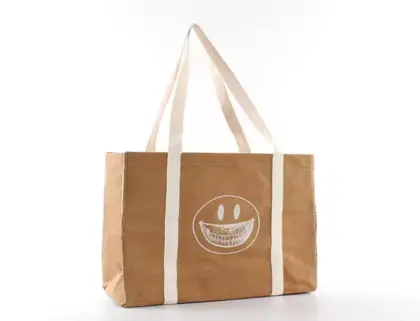 Washable Kraft Paper Shopping Bag