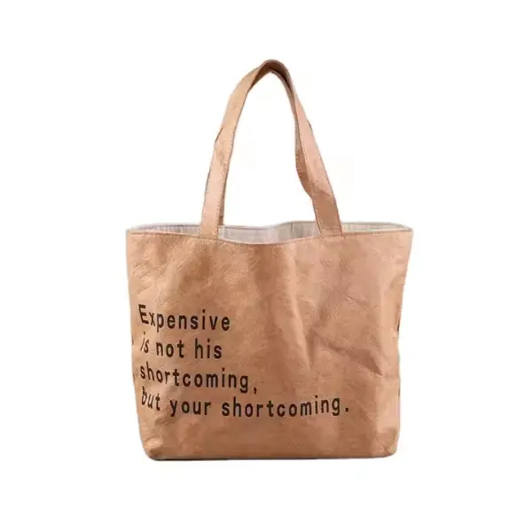 Waterproof Shoulder Tyvek Tote Shopping Bag