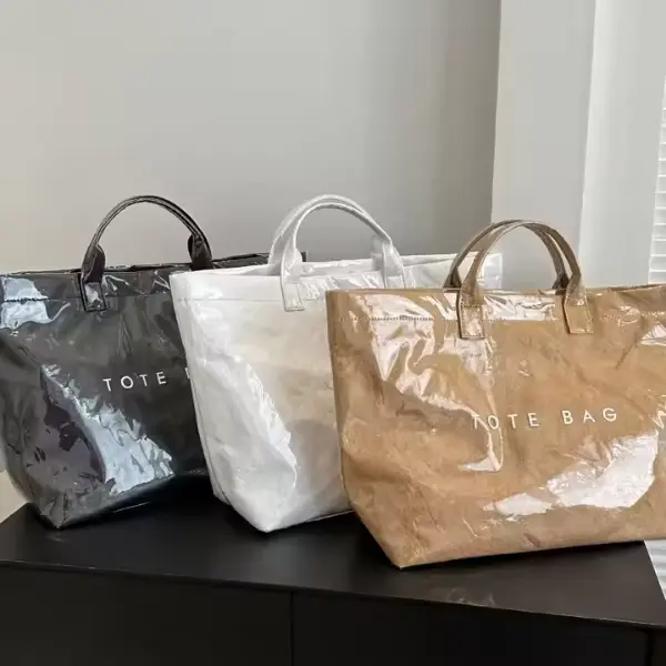 Washable Kraft Tote Bag For Women