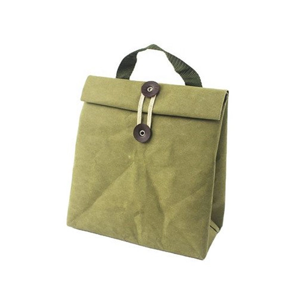 Washed Kraft Lunch Bag