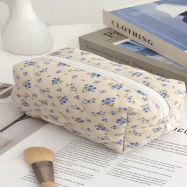 Zippered Cosmetic Bag