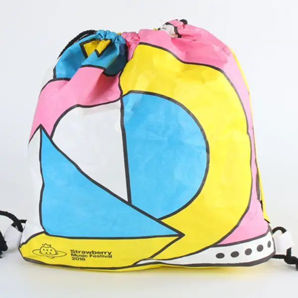 Tyvek Drawstring Backpack Bag
