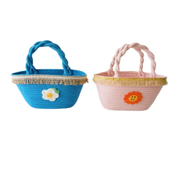Summer Cotton Reop Tote Bag