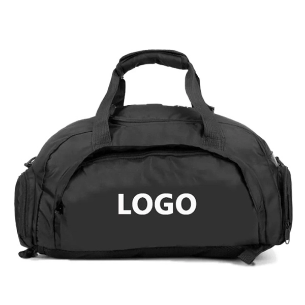 Custom Logo  Nylon Travel Bag Sport Backpack Multifunctional With Shoe Compartment