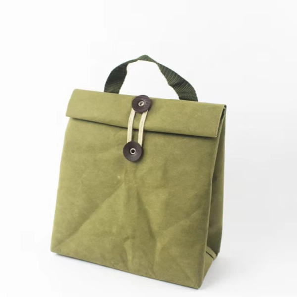 Tyvek Lunch Bag With Thick Aluminum Foil Carry Bento Bag