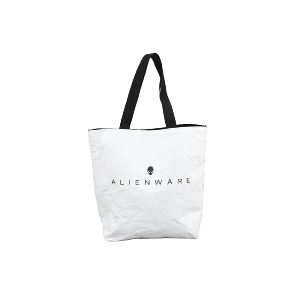 Washable Kraft Paper Shopping Bag With Magnetic Closure