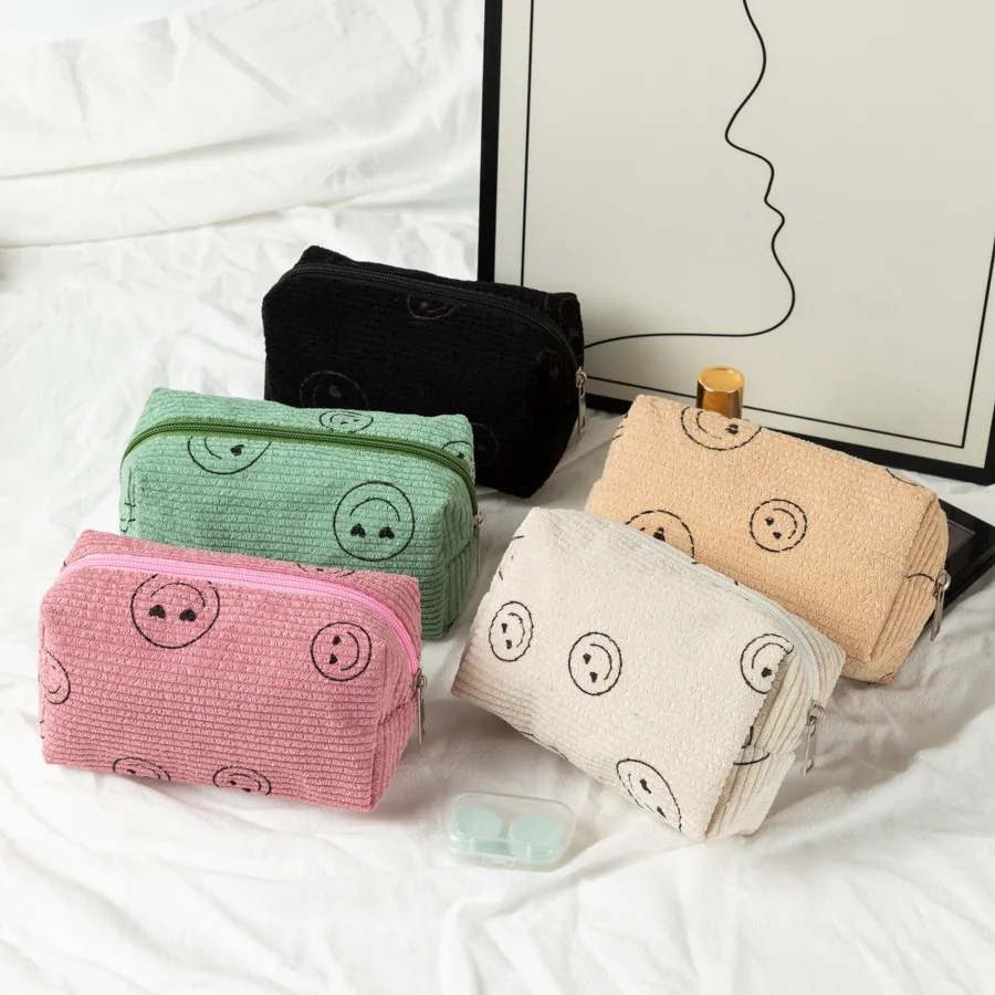 Fashionable corduroy pouch wholesale price